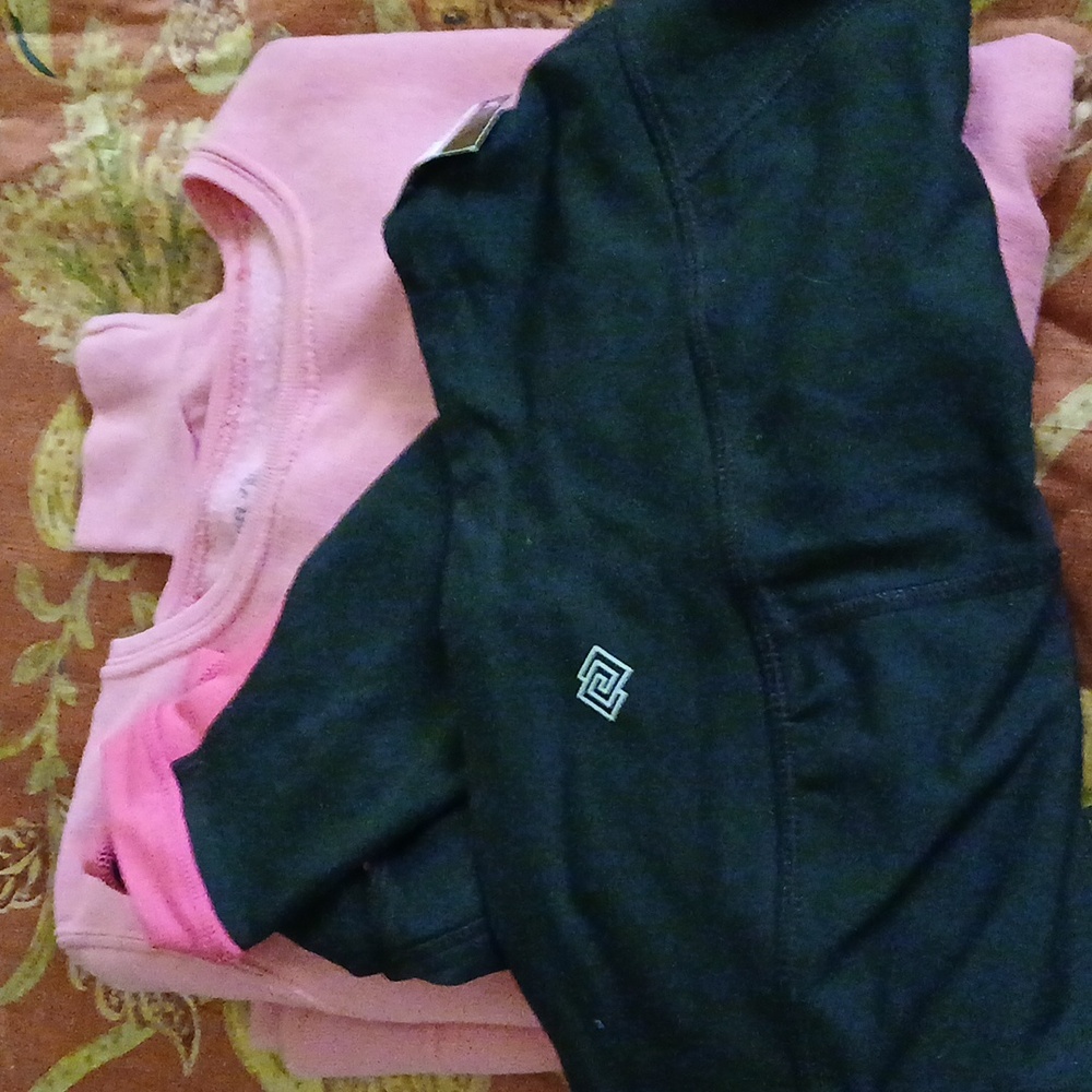 ZELOS Black and Pink Activewear Set - Picture 4 of 5